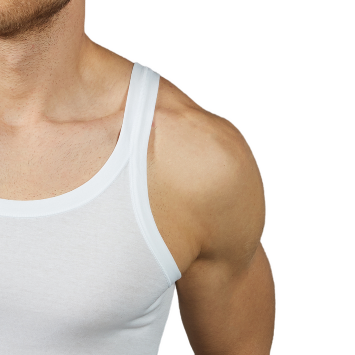 Canottiera Uomo Cotone Filo Scozia ® Intimo Uomo Spalla Stretta Canotta Uomo Bianca Intima Canottiera Uomo Cotone Spallina
