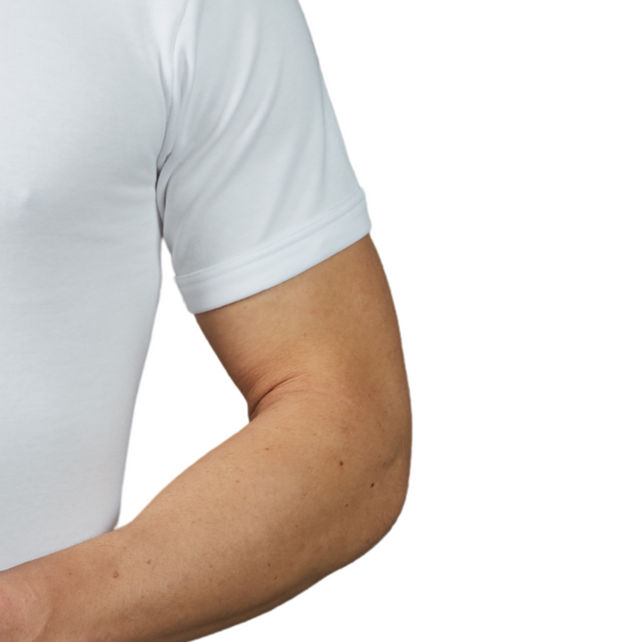Set 2 Magliette Intime Uomo Cotone Caldo Felpato 100% Made in Italy t Shirt Uomo Invernale Magliette Uomo Manica Corta Girocollo