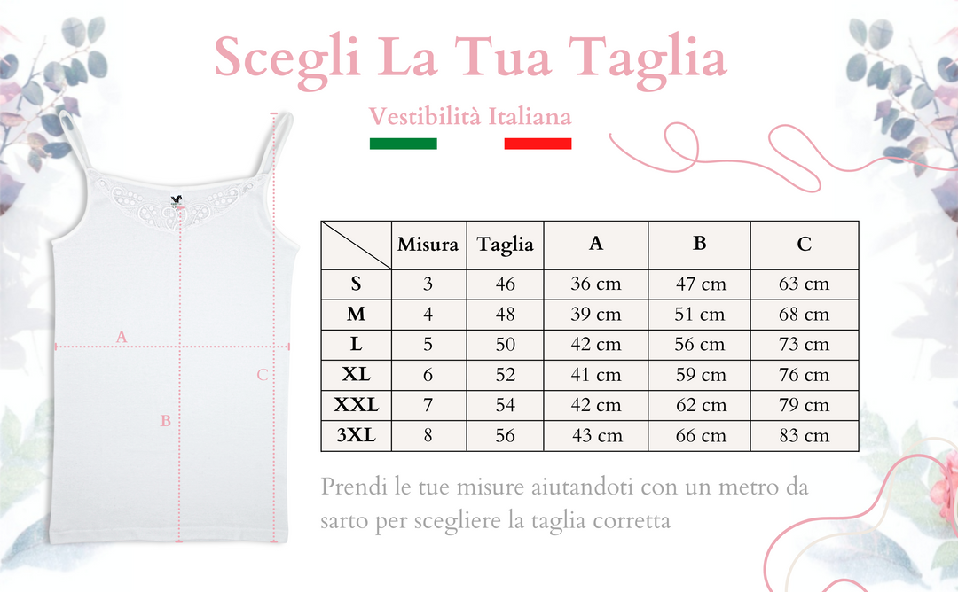 Set 3 Canottiera Intima Donna Spalla Stretta in Pizzo macramè 100% Cotone Pettinato Top Intimo Bianco Canotta Intima Donna Estiva