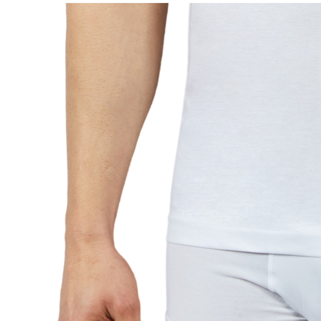 Set 2 Magliette Intime Uomo Cotone Maglia Intima Uomo Girocollo 100% Cotone Made in Italy Intimo Uomo