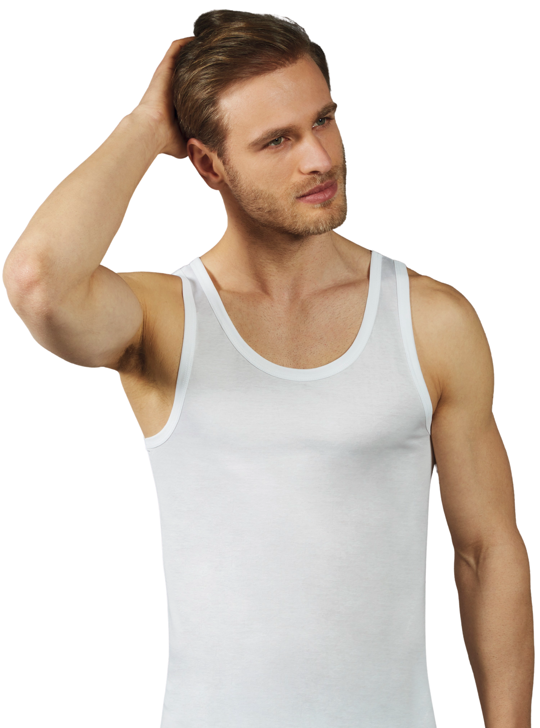 Canottiera Uomo Cotone Filo Scozia ® Intimo Uomo Spalla Larga Canotta Uomo Bianca Intima Canottiera Uomo Cotone