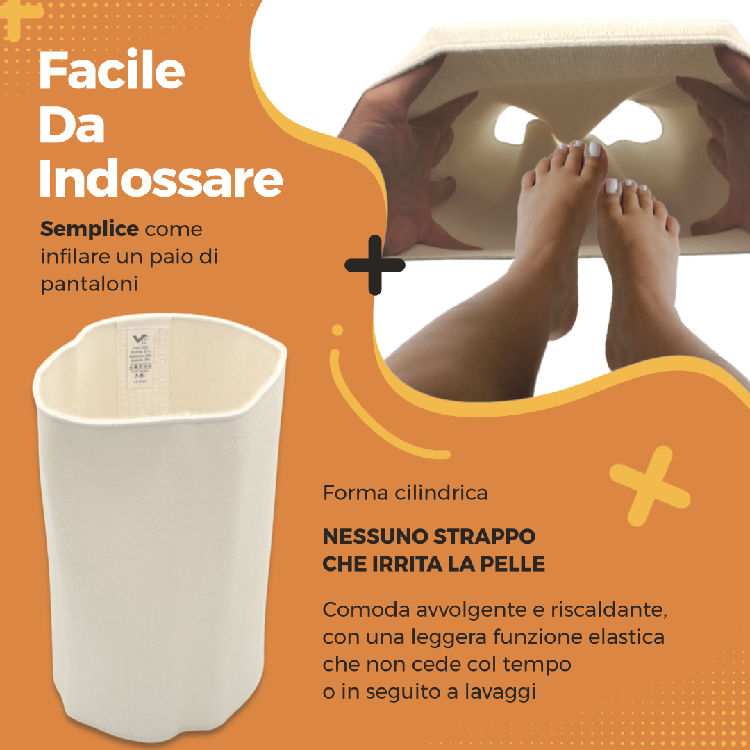 Fascia Lombare in LANA per Mal di Schiena MADE IN ITALY Pancera Termica Calda e Riscaldante Contenitiva Uomo Donna Unisex