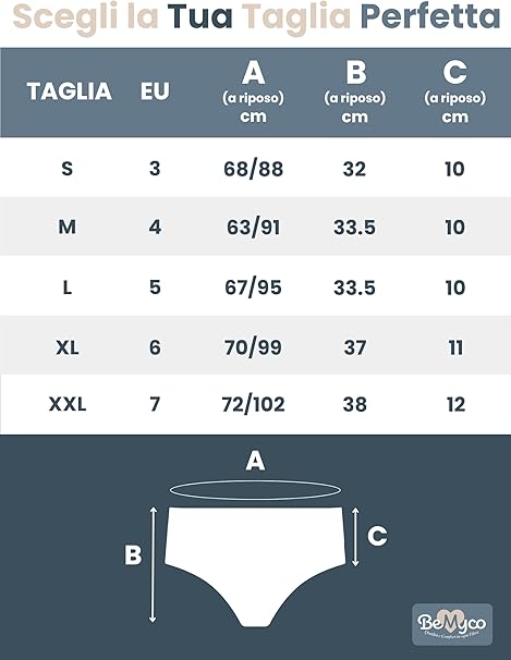 Set 6 Mutande Donna Cotone Vita Media | Slip Culotte 100% Cotone Puro, Antiallergiche | Intimo Donna Bianco/Nero | Made in Italy