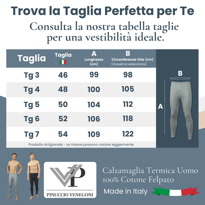 Set 2 Calzamaglia Termica da Uomo Mutande Boxer Gamba Lunga in Caldo Cotone Felpato