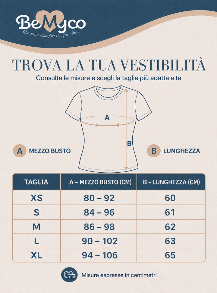 Set 2 Magliette Donna Manica Corta in Cotone Modal Elasticizzato